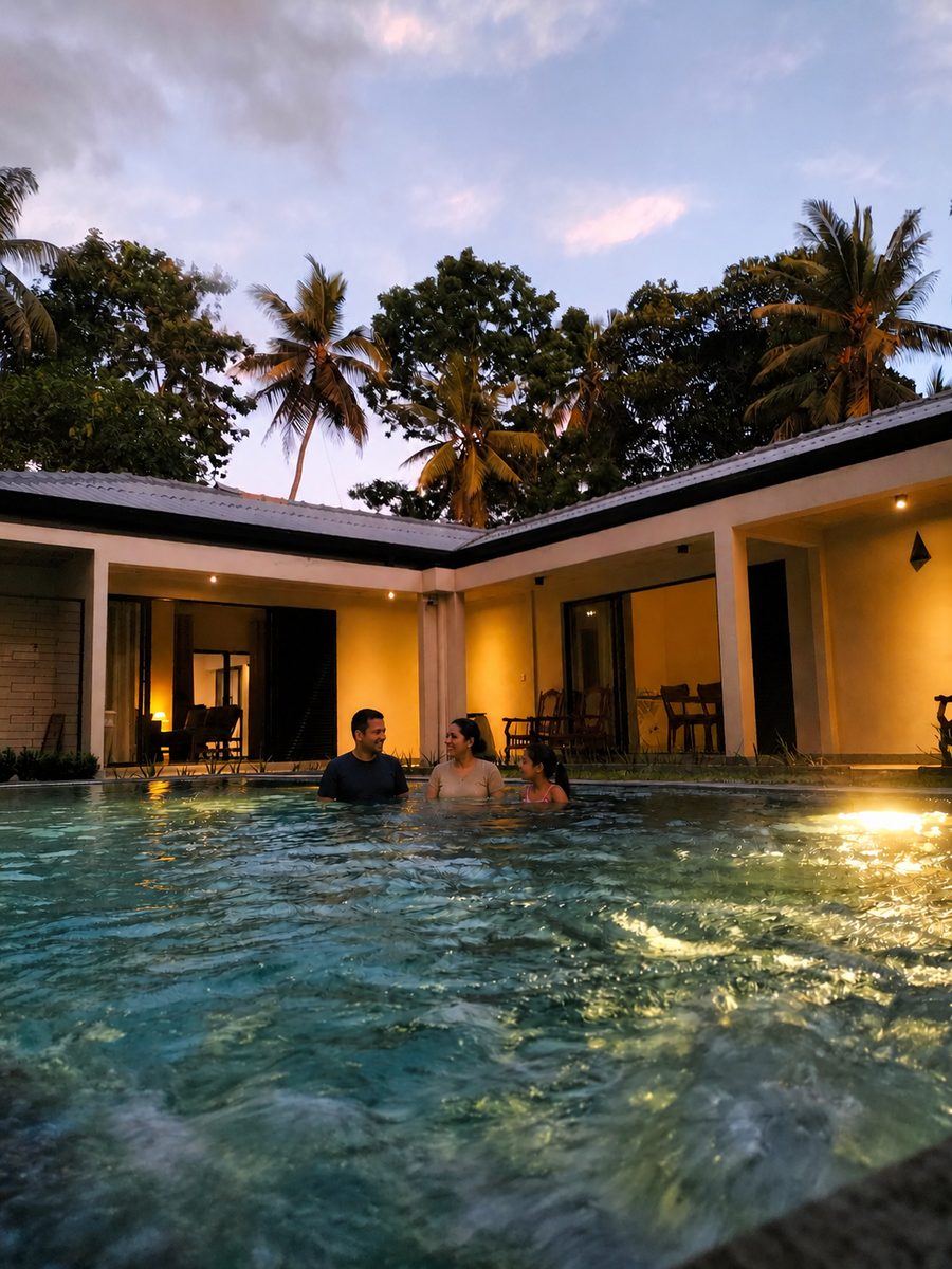 Private pool villa in Wadduwa